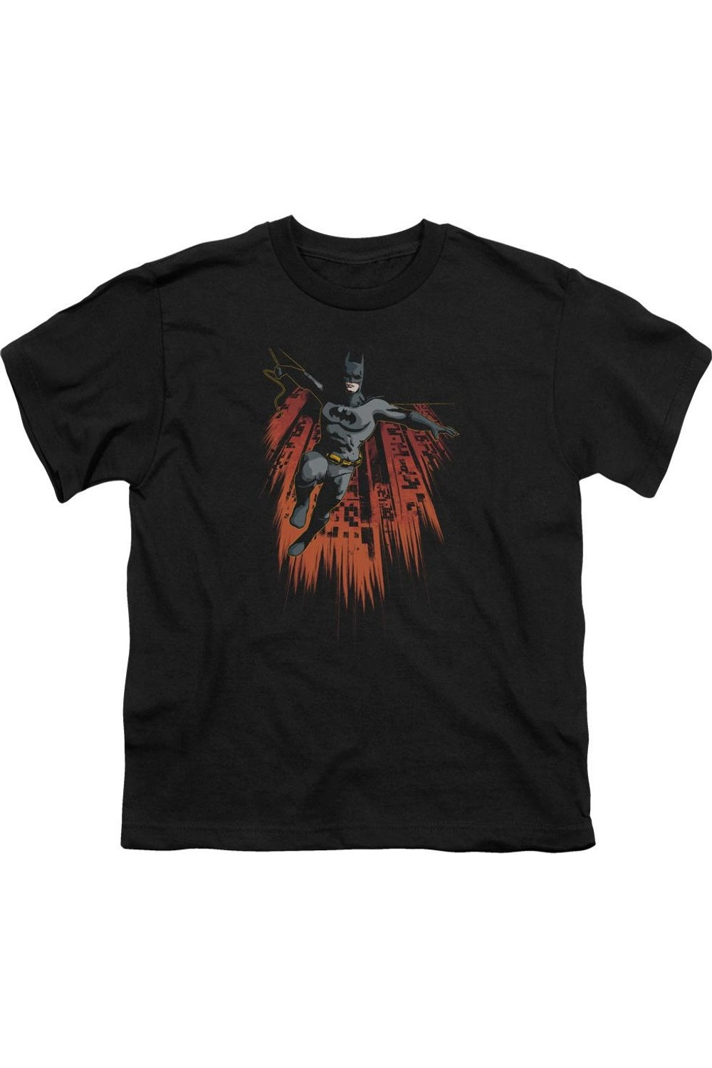 

Футболка с коротким рукавом Batman Majestic для детей Gildan, черный
