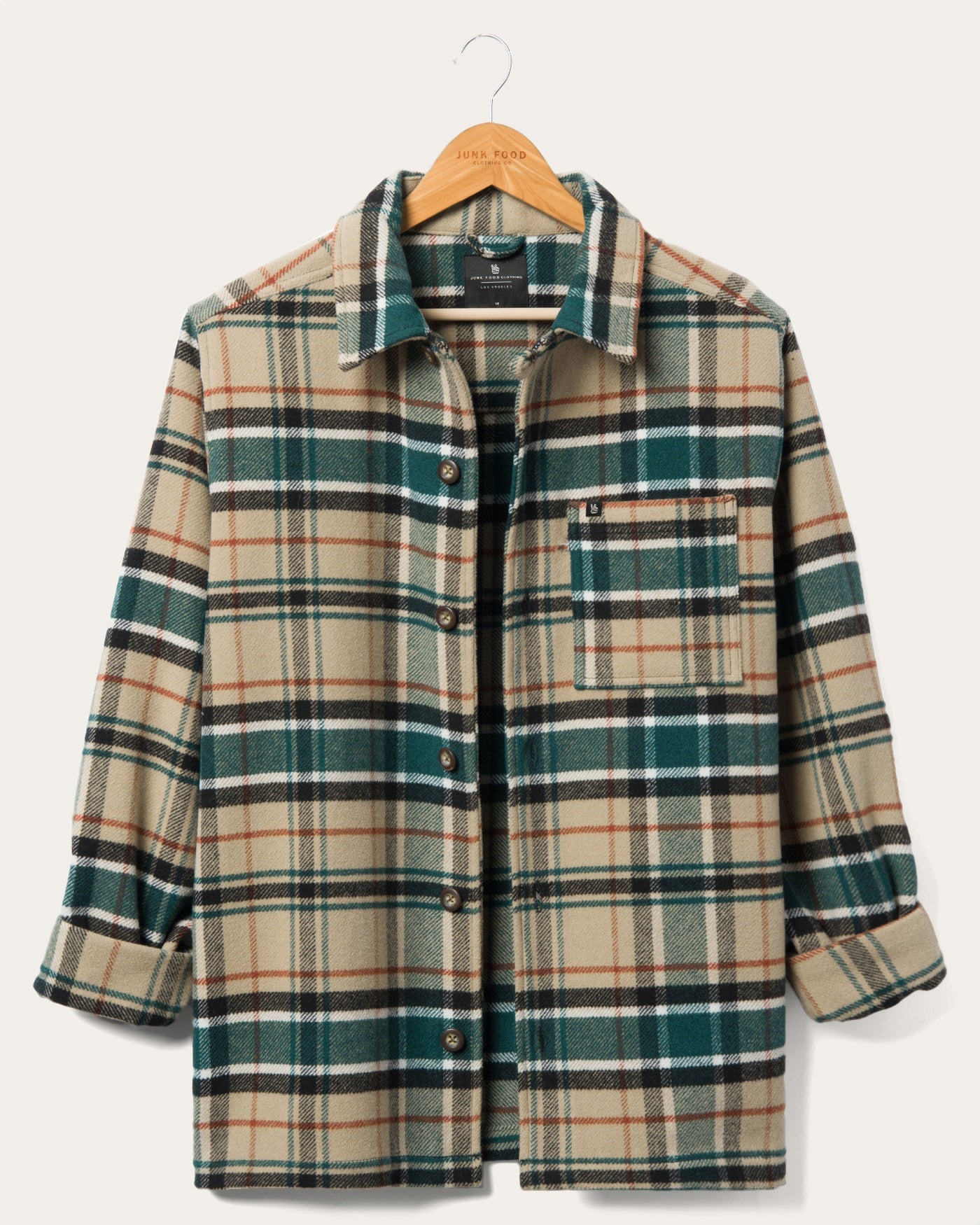 

Куртка Luca с длинным рукавом и одним карманом Junk Food Clothing, цвет twill
