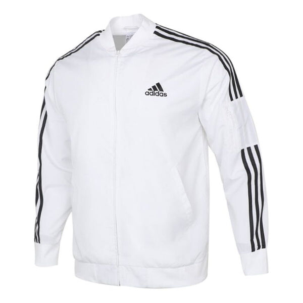 

Куртка adidas Stripe Sports Woven Logo Jacket White, белый