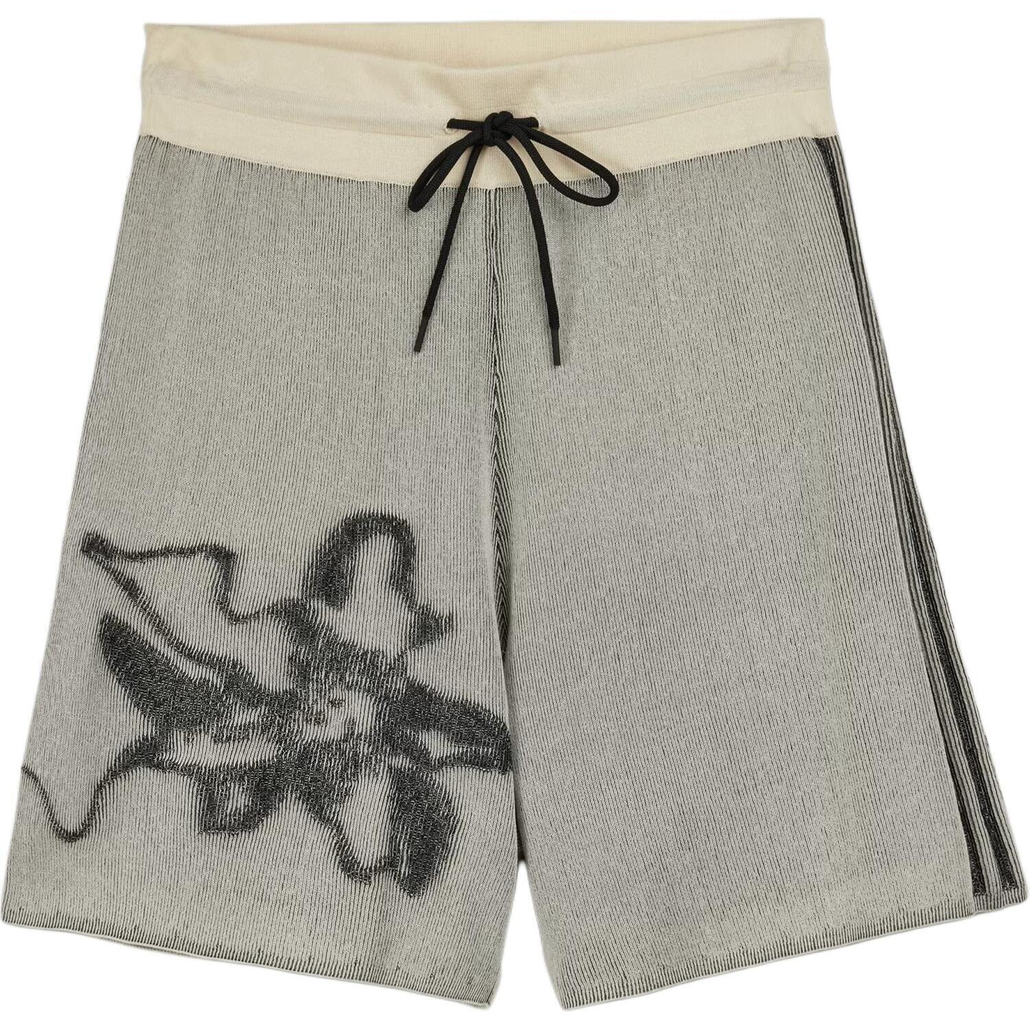 

Y 3 Gfx цветочный жаккард ребристые шорты Y-3, серый