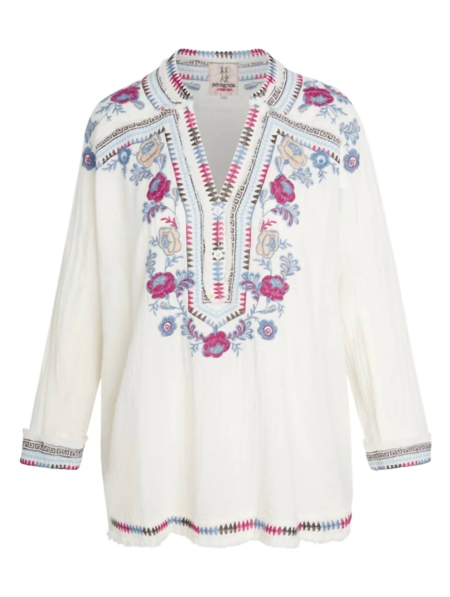 

Блузка Briza Gauze в натуральном цвете Johnny Was, цвет natural