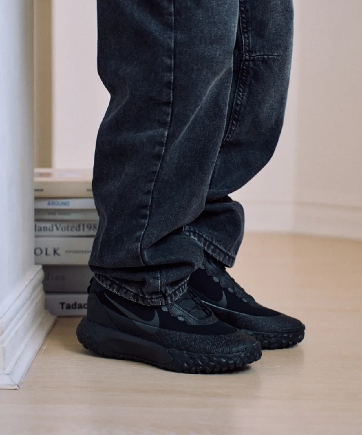 Ботинки Nike Terrascout для детей, чёрные, 1 пара — фото 3