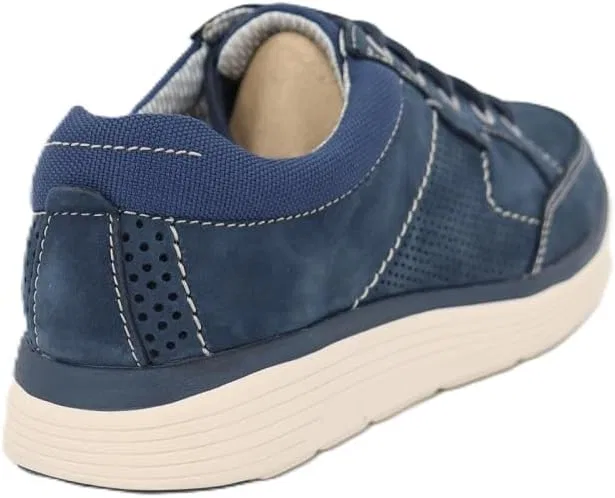 Мужские кружевные дерби Clarks Un Abode, Blue Navy Nubuck — фото 4