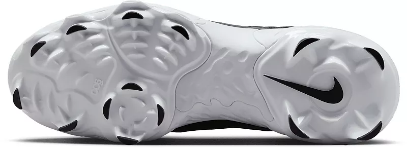 Мужские бейсбольные бутсы Nike Alpha Huarache Elite 4 MCS, черный/белый — фото 2