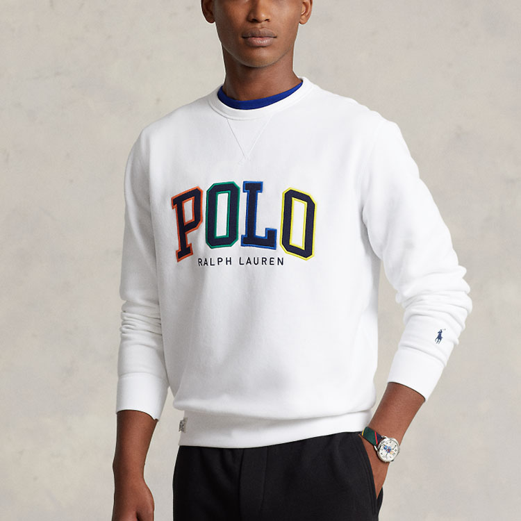 Свитер мужской белый Polo Ralph Lauren — фото 4