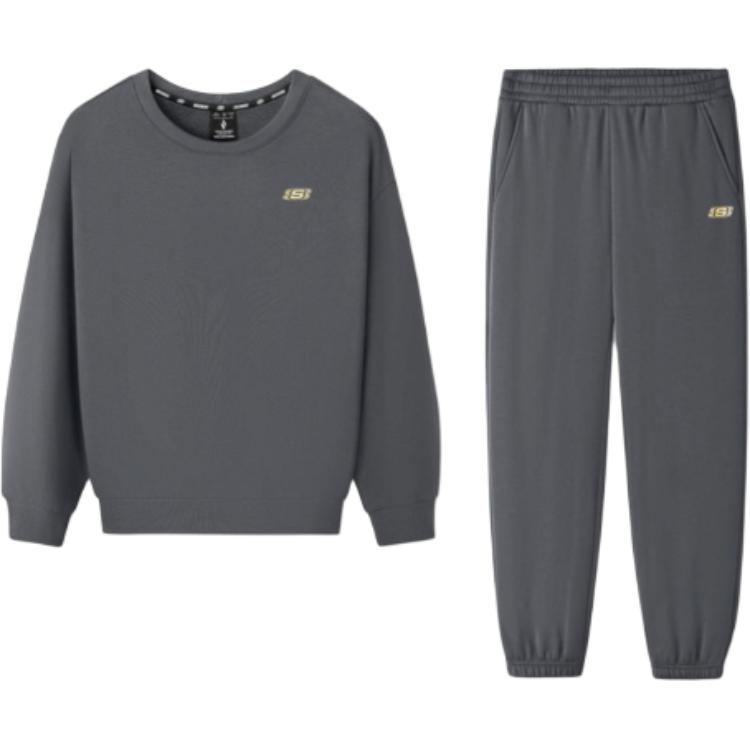 

Skechers Свитшот сет мужской Smoky Gray/013P Crew Neck Moderate