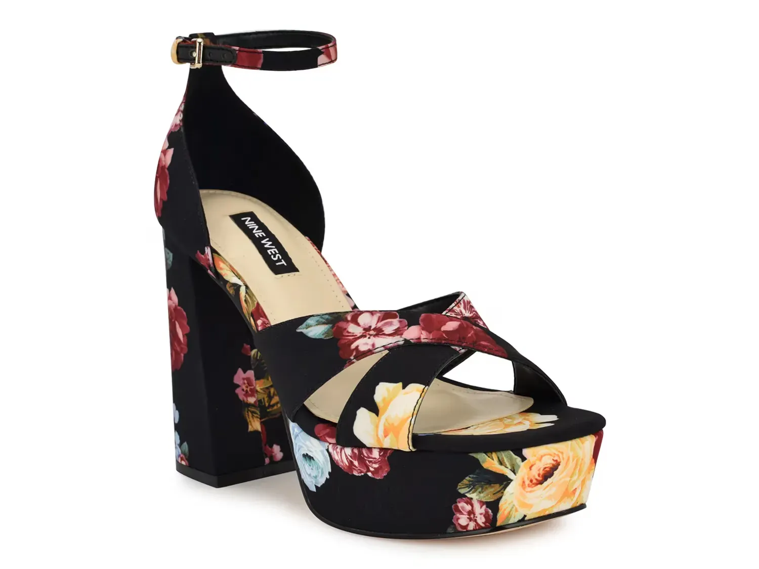 Сандалии на платформе Vicky Nine West, Black