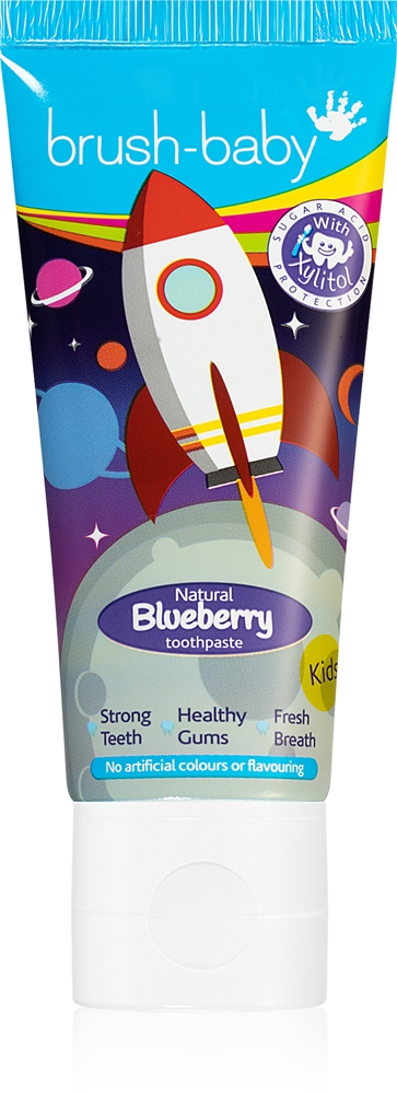 

Зубная паста Rocket для детей со вкусом черники Brush Baby, 50 мл