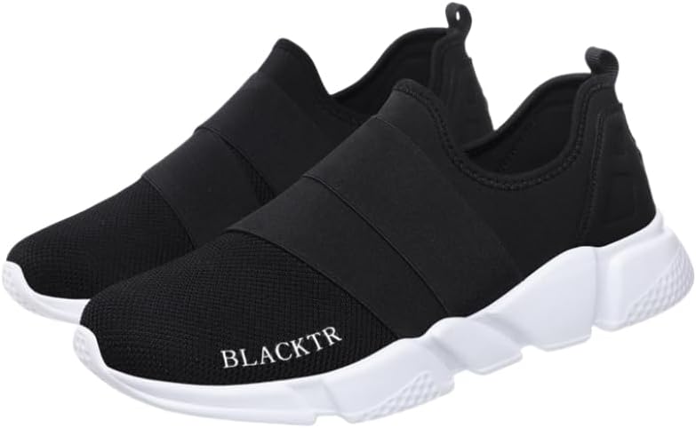 

Мужские повседневные спортивные кроссовки с мягкой и удобной подошвой, дышащей сеткой и легкой конструкцией, подходят для всех сезонов Hoalox, черный