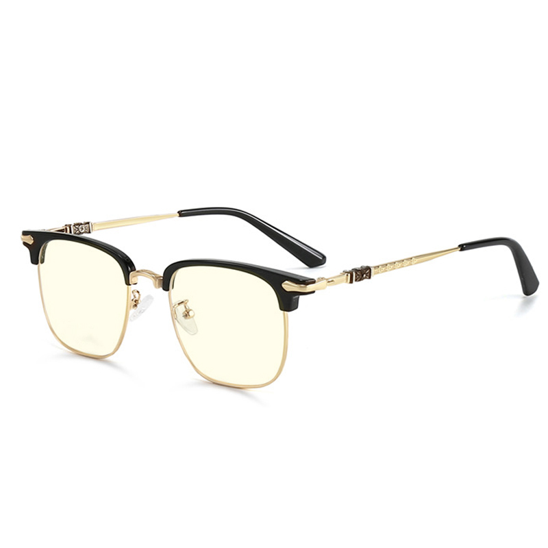 

Алюминиевые очки Browline функциональные мужские JINGBEI