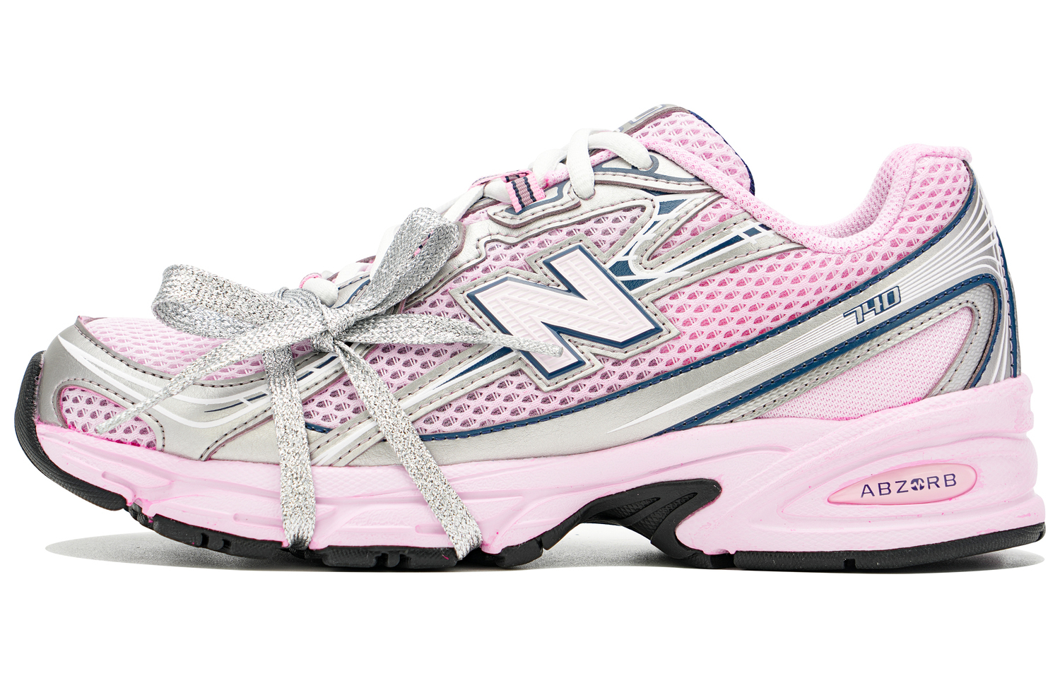 

New Balance NB 740 устойчивые к истиранию дышащие низкие кроссовки для бега unisex pink