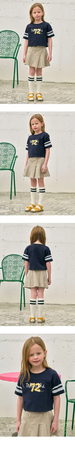 Детская футболка Enfant Football тёмно-синяя от Marithé Kids — фото 3