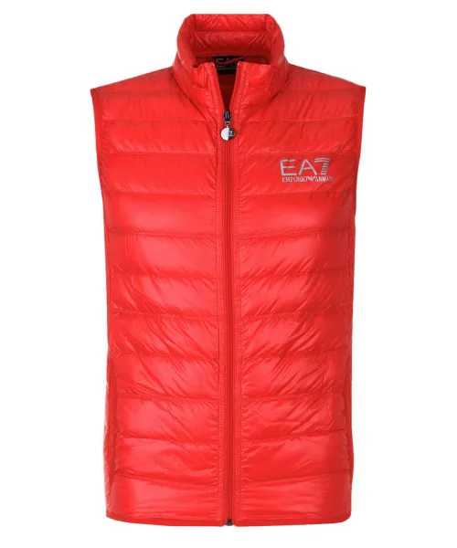 

Пуховик без рукавов Regular fit Ea7, красный