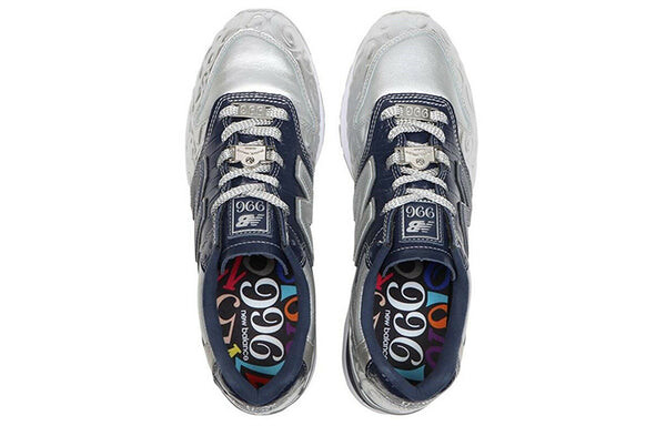 Кроссовки franck muller x 996 серебряные New Balance, серебряный — фото 4