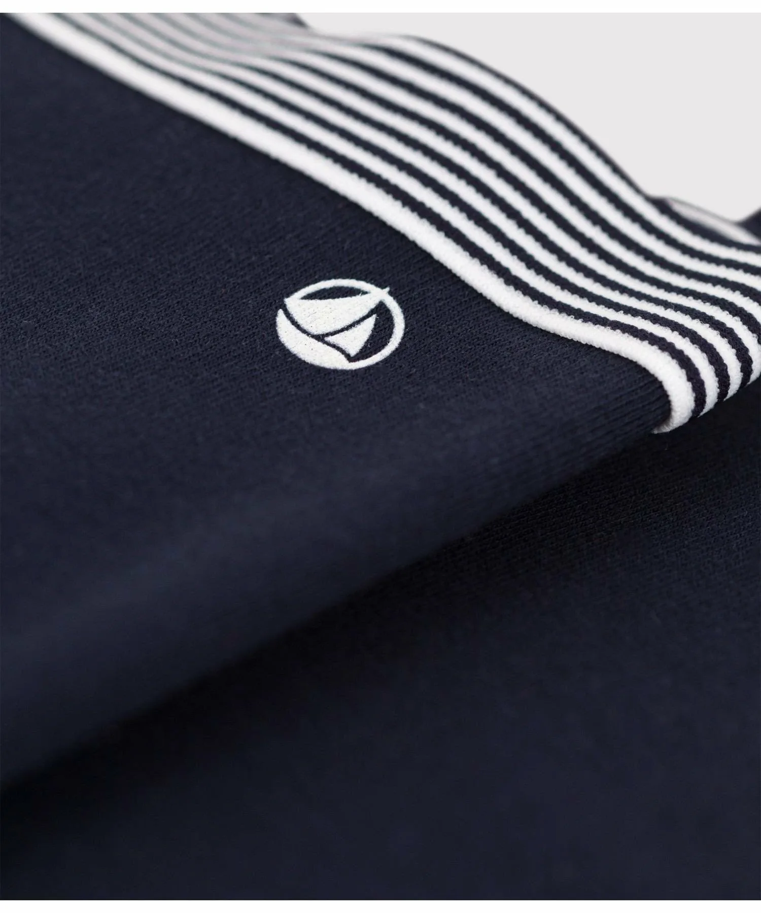 Брюки из эластичного хлопка PETIT BATEAU, Dark Navy — фото 3