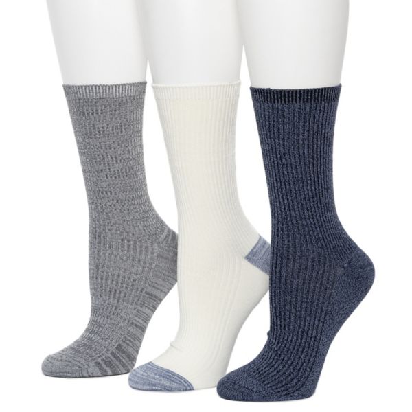 

Женские носки на каждый день, упаковка 3 пары Cuddl Duds, синий