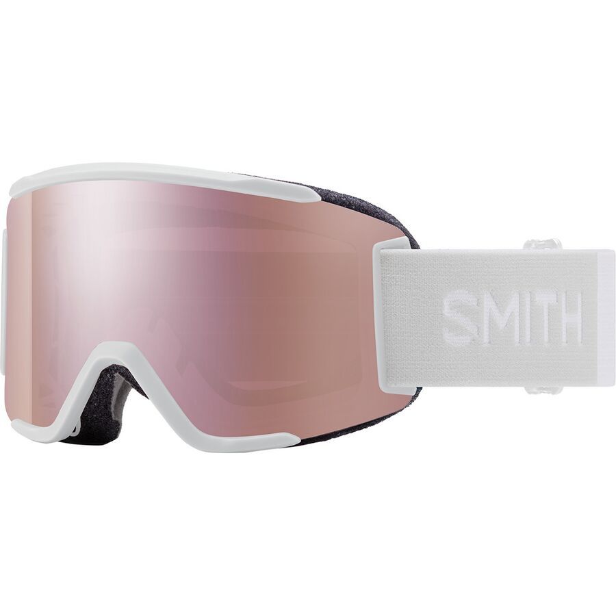 

Очки Squad S Smith Smith, White Vapor/ChromaPop Everyday Rose Gold Mirror/Extra Lens-Clear