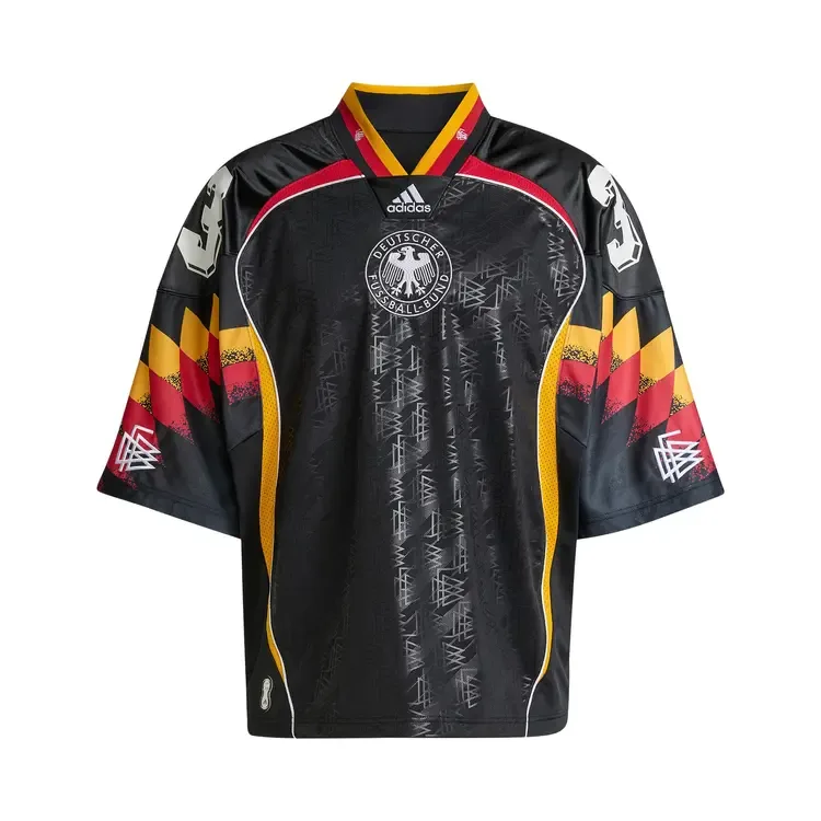 Футболка сборной Германии Adidas Bringback Remixed, черная