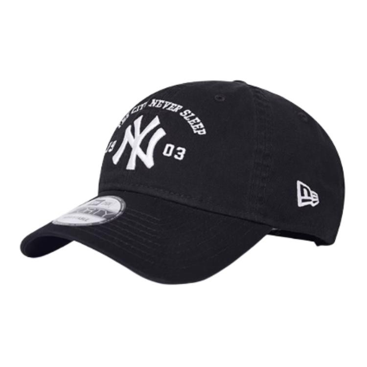 

New Era Хлопковая бейсболка унисекс черная, Black