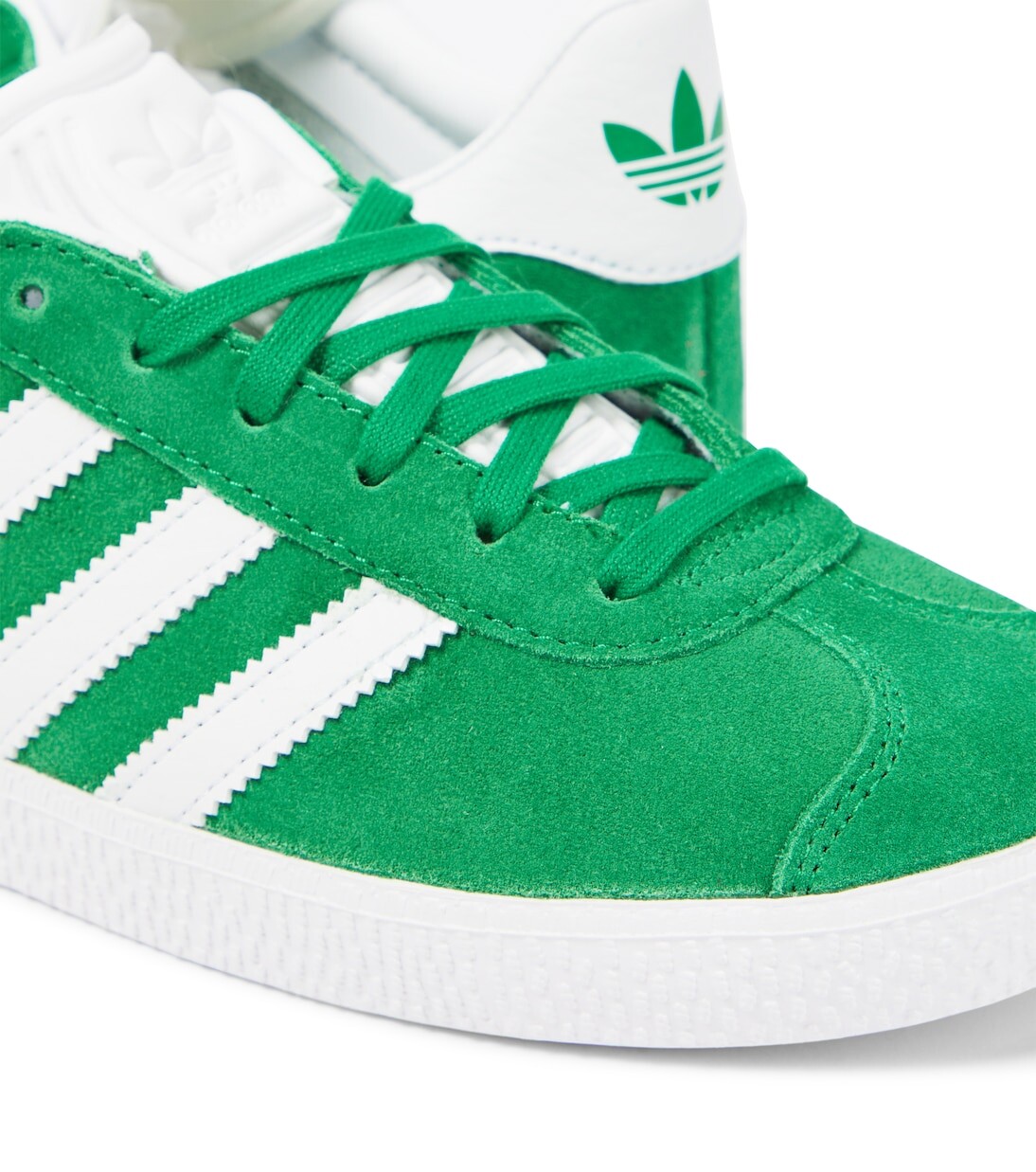 Кроссовки gazelle замшевые Adidas Originals, зеленый — фото 4