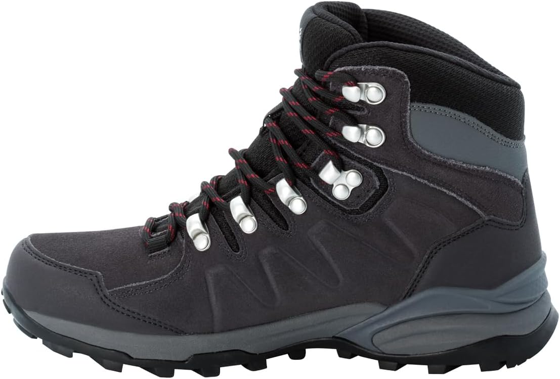 Женские походные ботинки Jack Wolfskin Refugio Texapore Mid, фиолетовый — фото 3