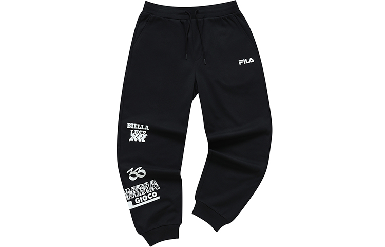 

Флисовые спортивные штаны мужские Pitch Black FILA FUSION
