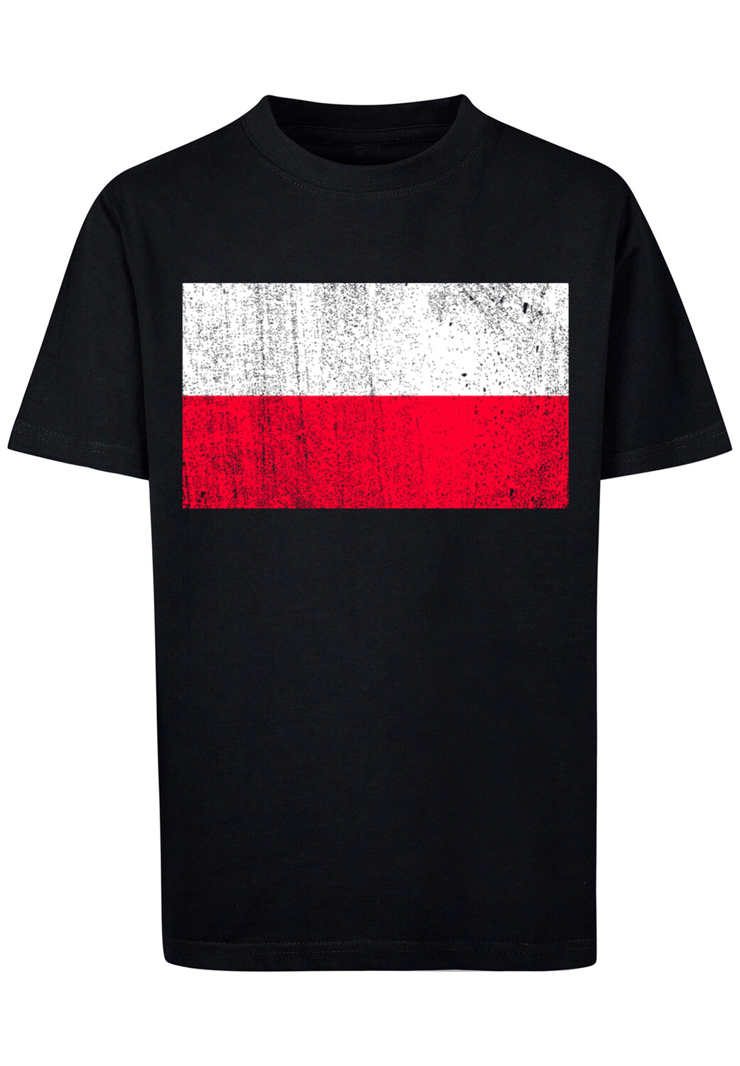 

Футболка F4NT4STIC Poland Polen Flagge distressed, черный