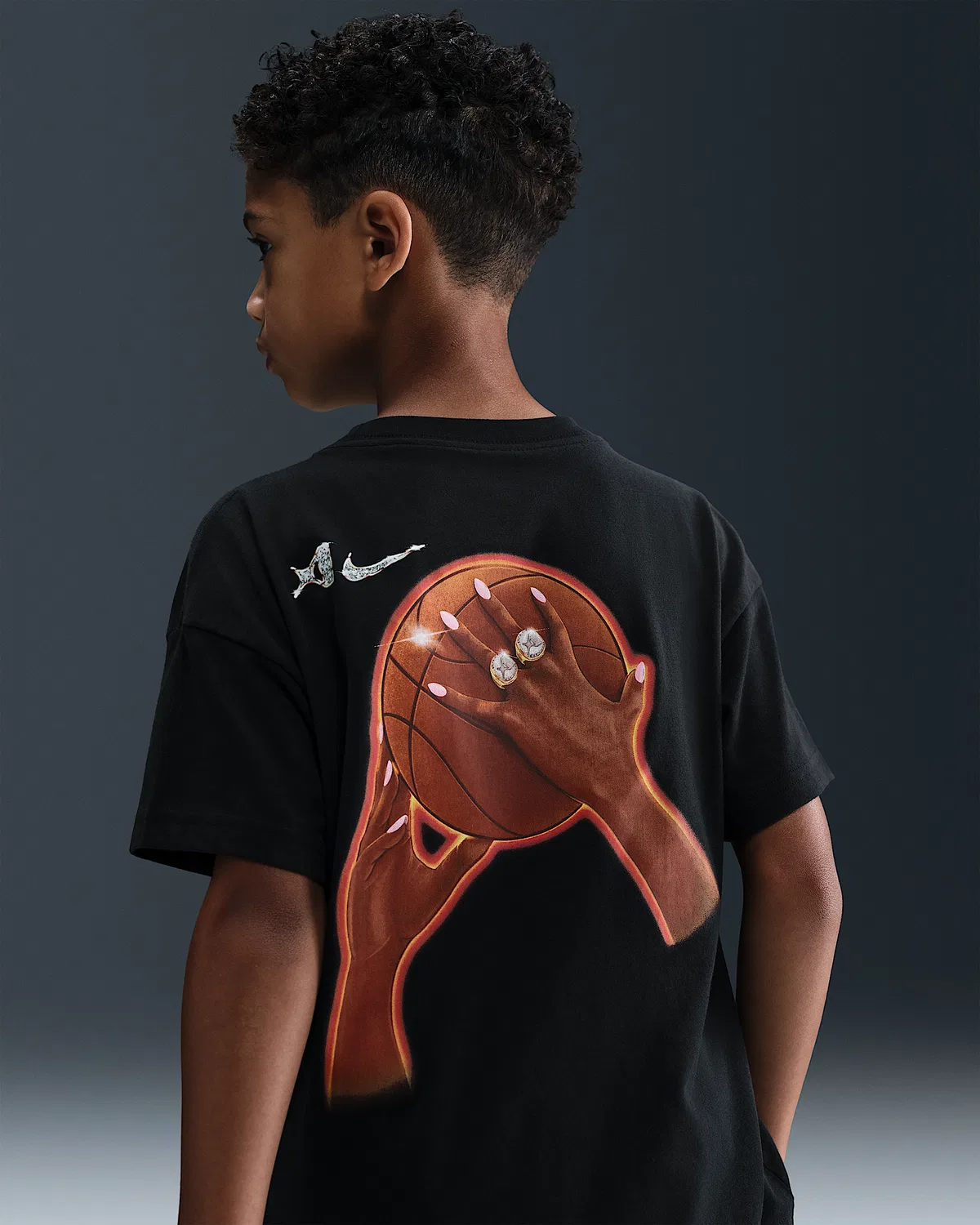 Детская футболка Dri-FIT A' One, Black — фото 2