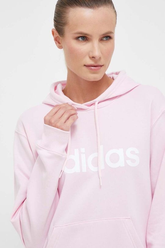 

Толстовка Adidas из хлопка adidas, розовый