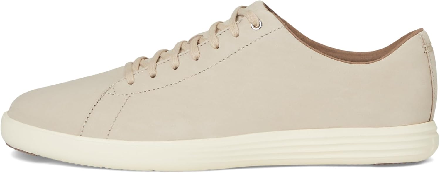 Мужские кожаные кроссовки Cole Haan Grand Crosscourt, Light Sesame Nubuck/Ivory — фото 4