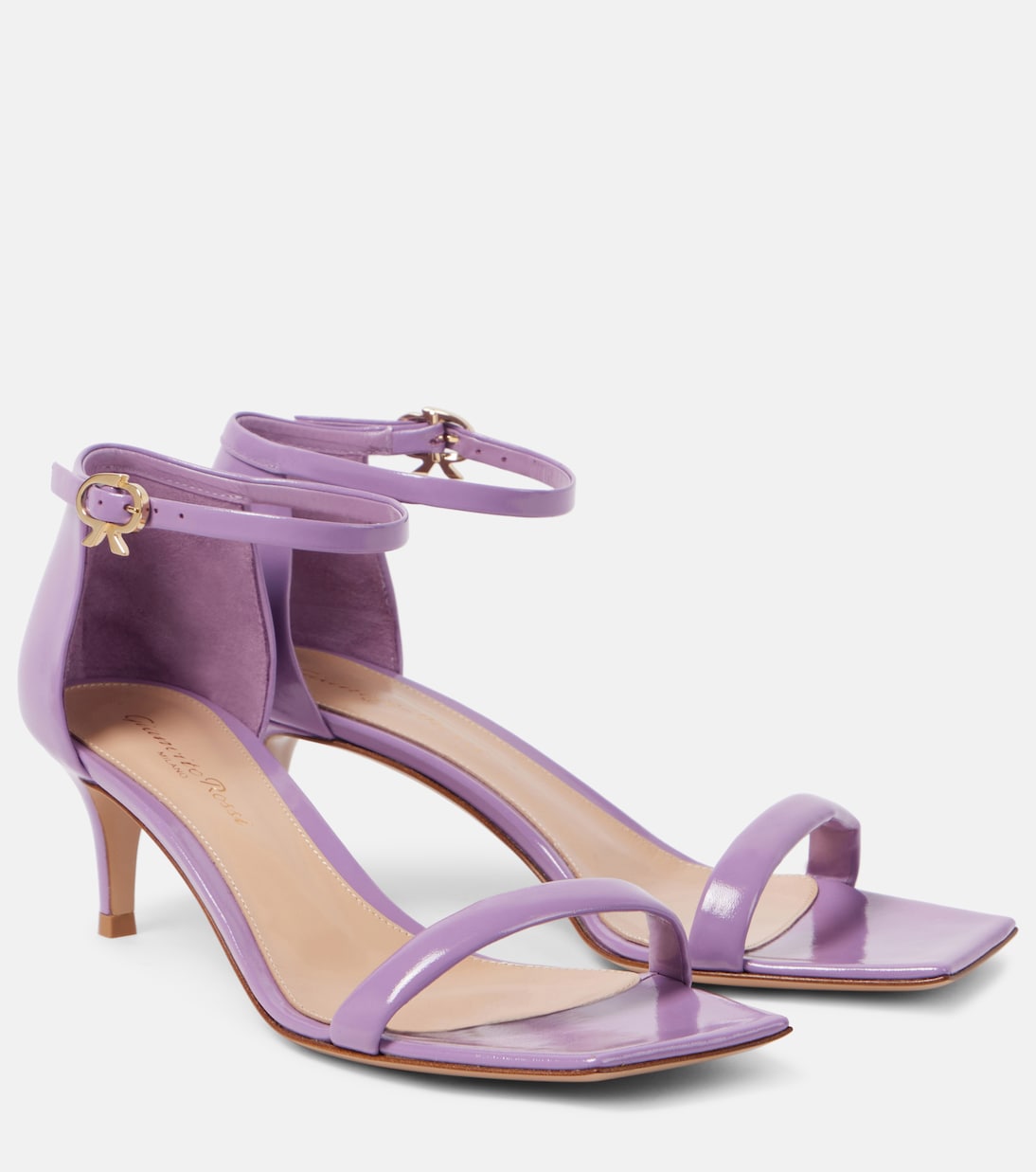 Сандалии из лакированной кожи Rhys 55 Gianvito Rossi, Melrose