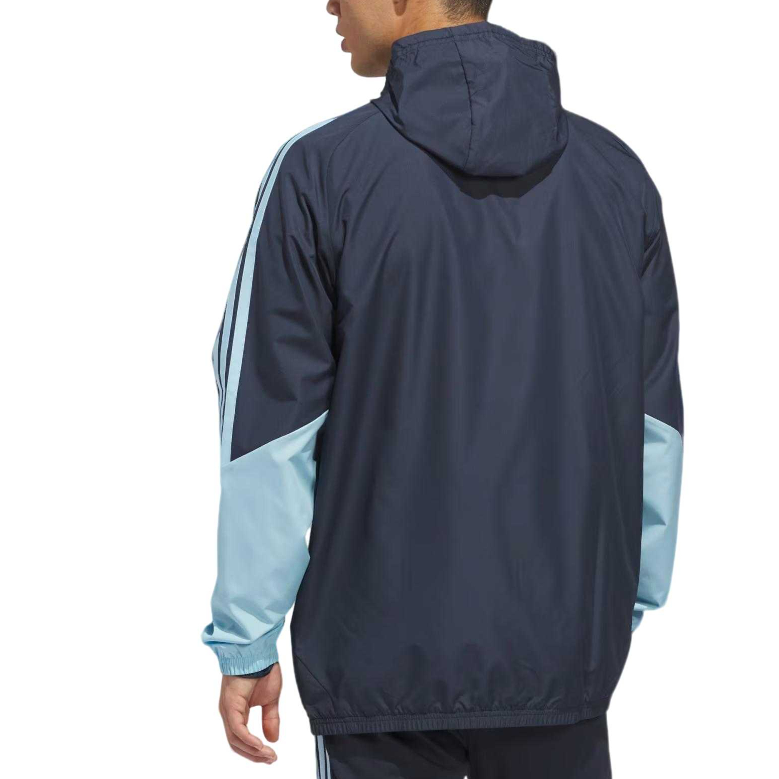 Футбольная майка Argentina 26 Tiro All Weather Jacket мужская Adidas, темно-синий — фото 3