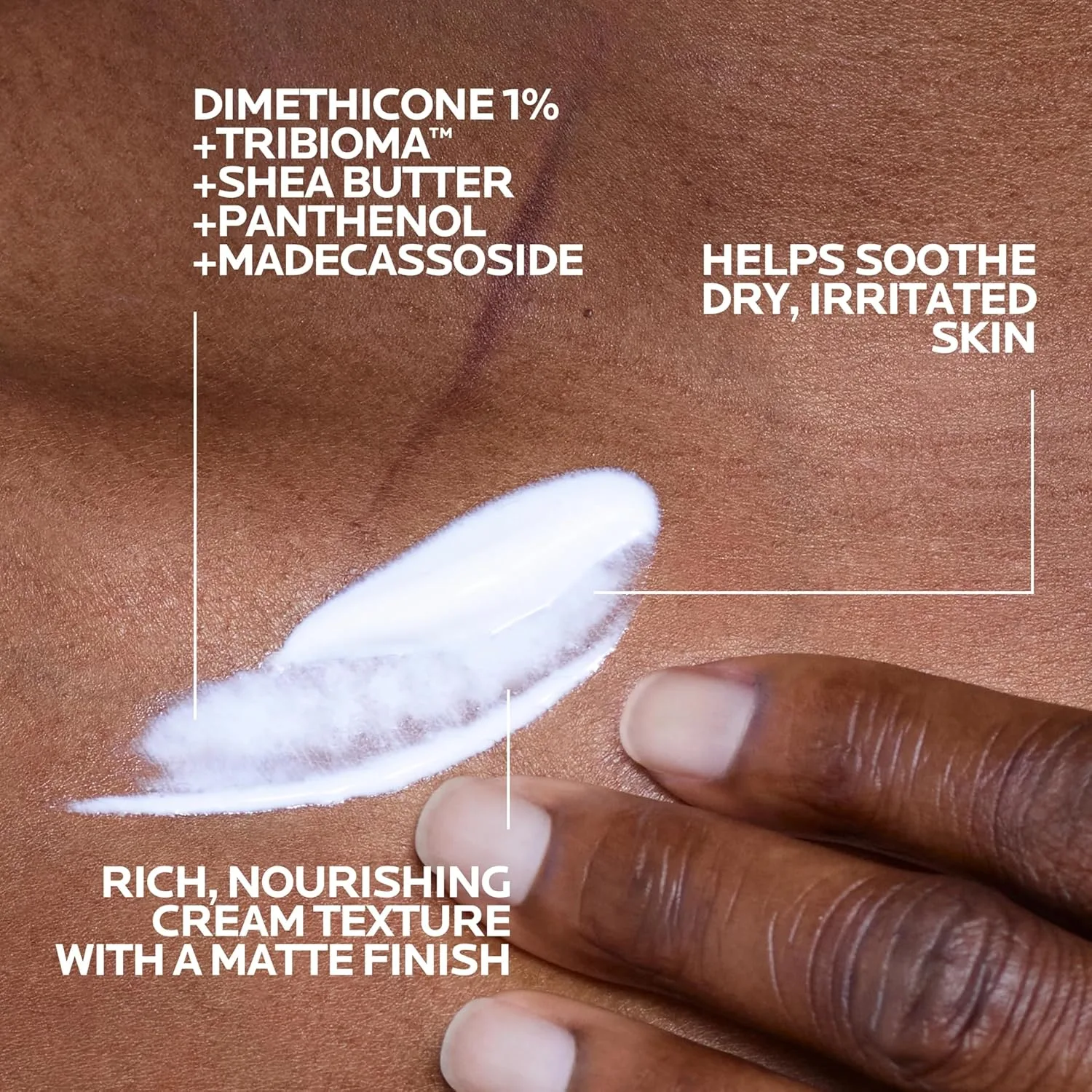 La Roche-Posay Cicaplast Balm B5, лечебная мазь и успокаивающий многофункциональный терапевтический крем для сухой и раздраженной кожи, бальзам для тела и рук, безопасен для детей, без отдушек. 39,9 мл (1 шт.) — фото 3