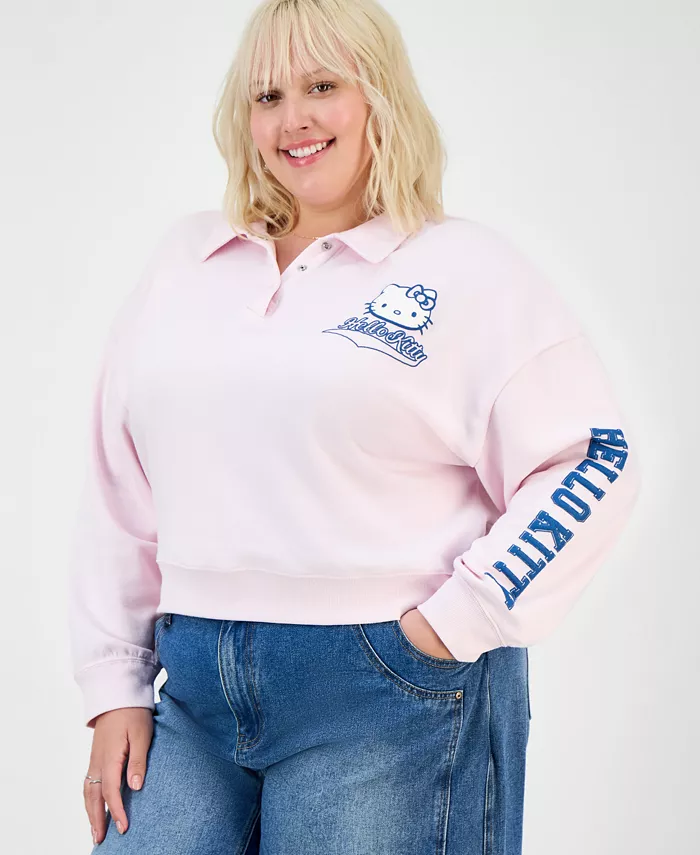 

Толстовка Trendy Plus с воротником Grayson Threads, The Label, розовый