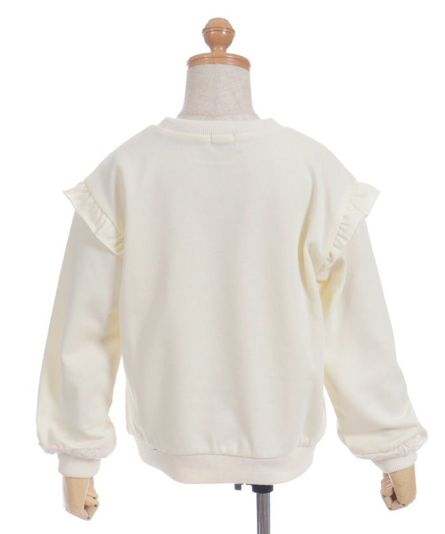 Толстовка с вышивкой "Ягоды" Axes femme kids, Off-white — фото 4