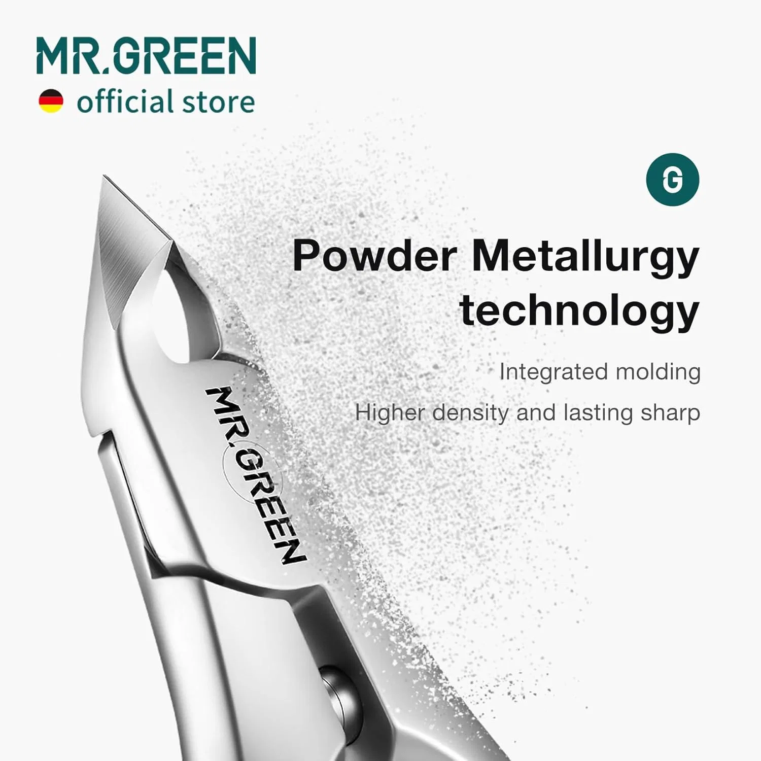 Кусачки для кутикулы MR.GREEN с интегрированной пружиной Mr.Green, Cuticle Nipper + Manicure Pusher — фото 4