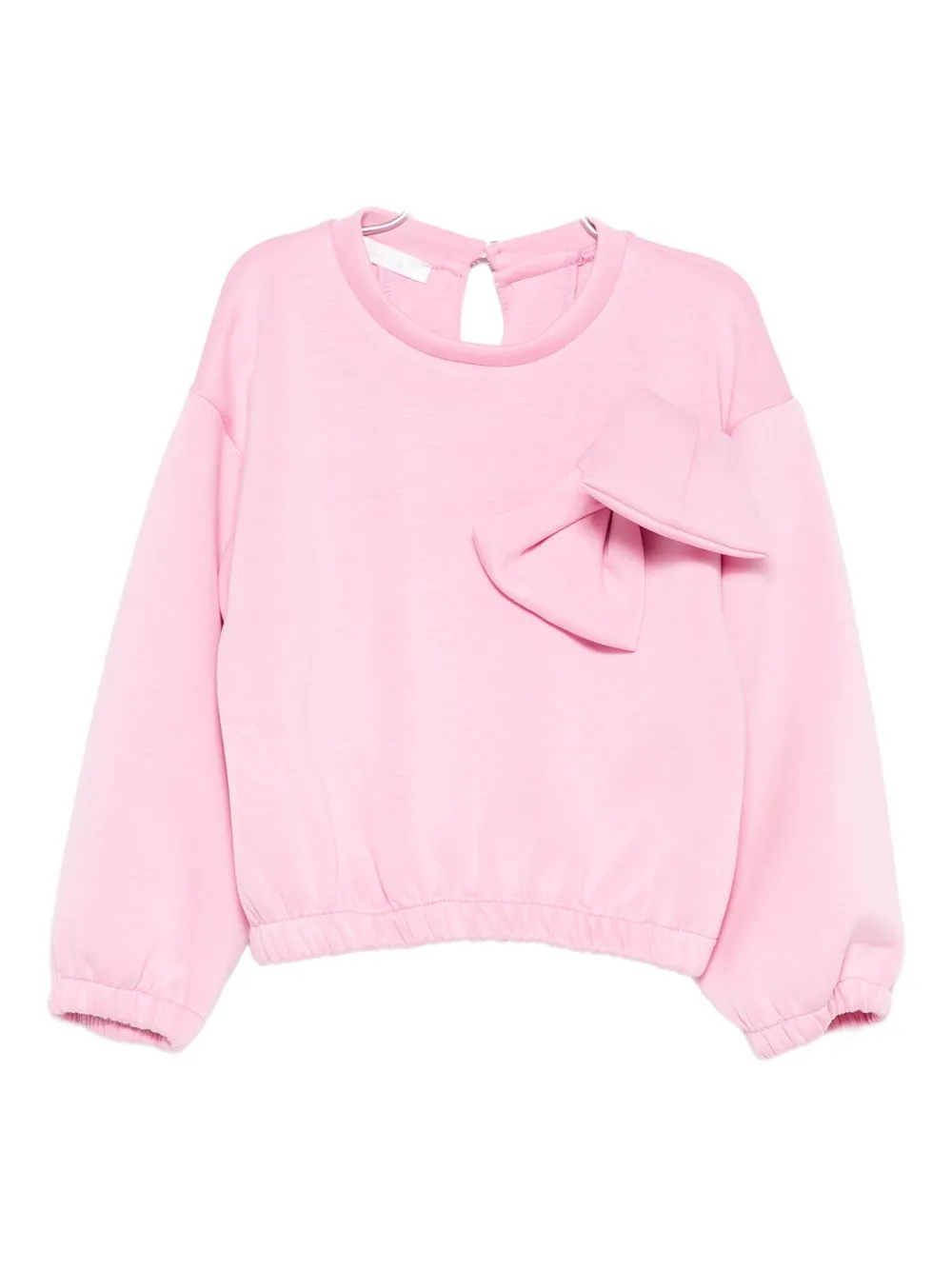 

Свитшот с бантом Miss Grant Kids, розовый