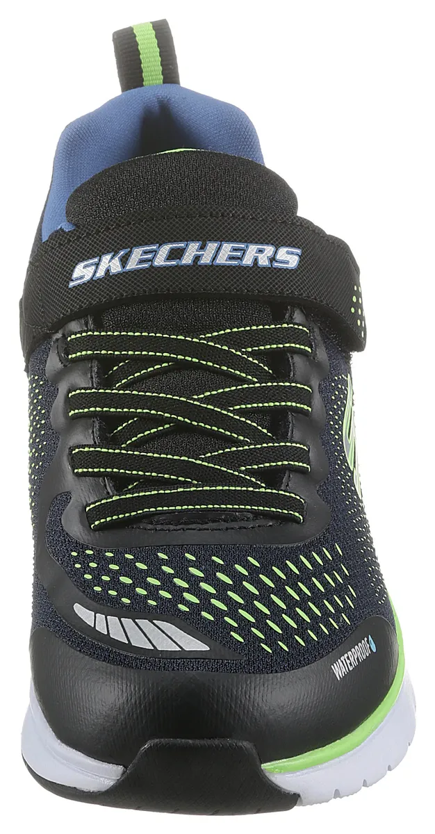Детские кроссовки Skechers "ULTRA GROOVE", с водонепроницаемыми функциями, повседневная обувь, полуботинки, туфли на шнуровке Skechers Kids, черный — фото 4