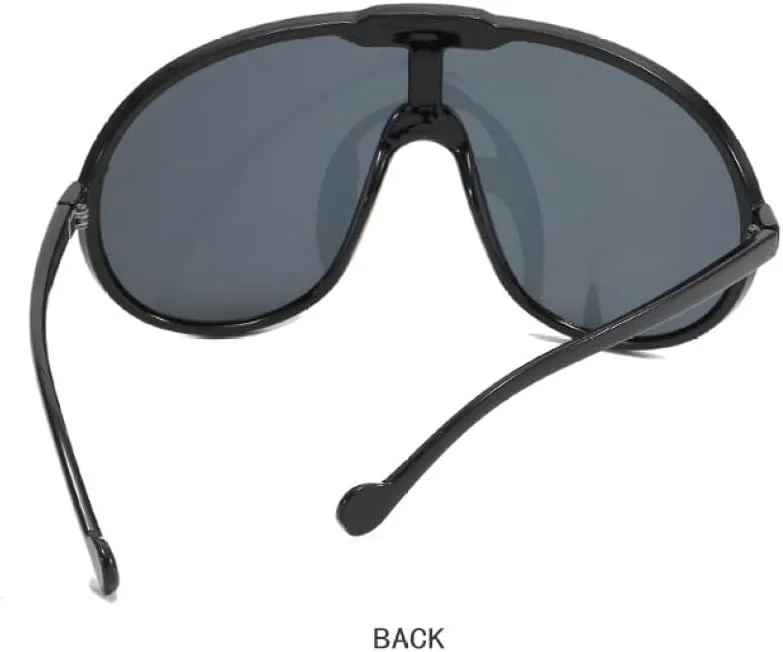 

2027 Панк-костюм, большие солнцезащитные очки для женщин, винтажные хип-хоп, большие солнцезащитные очки для мужчин, модные очки унисекс MTZJH, Leopard Tea