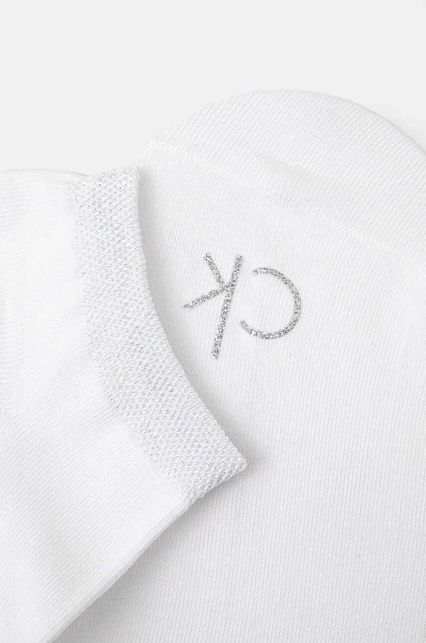 Носки Calvin Klein, 2 пары, белый — фото 3