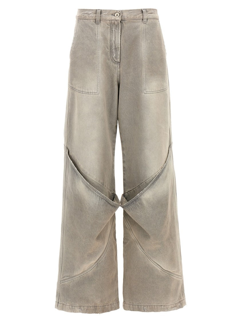 

Подержанные джинсы Effect The Attico, серый