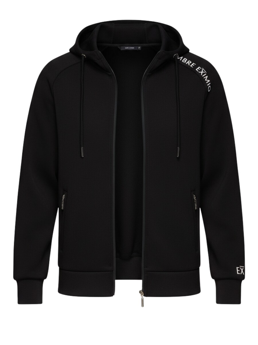 

Толстовка с капюшоном на молнии Ombre OM-SSZP-0216, черный