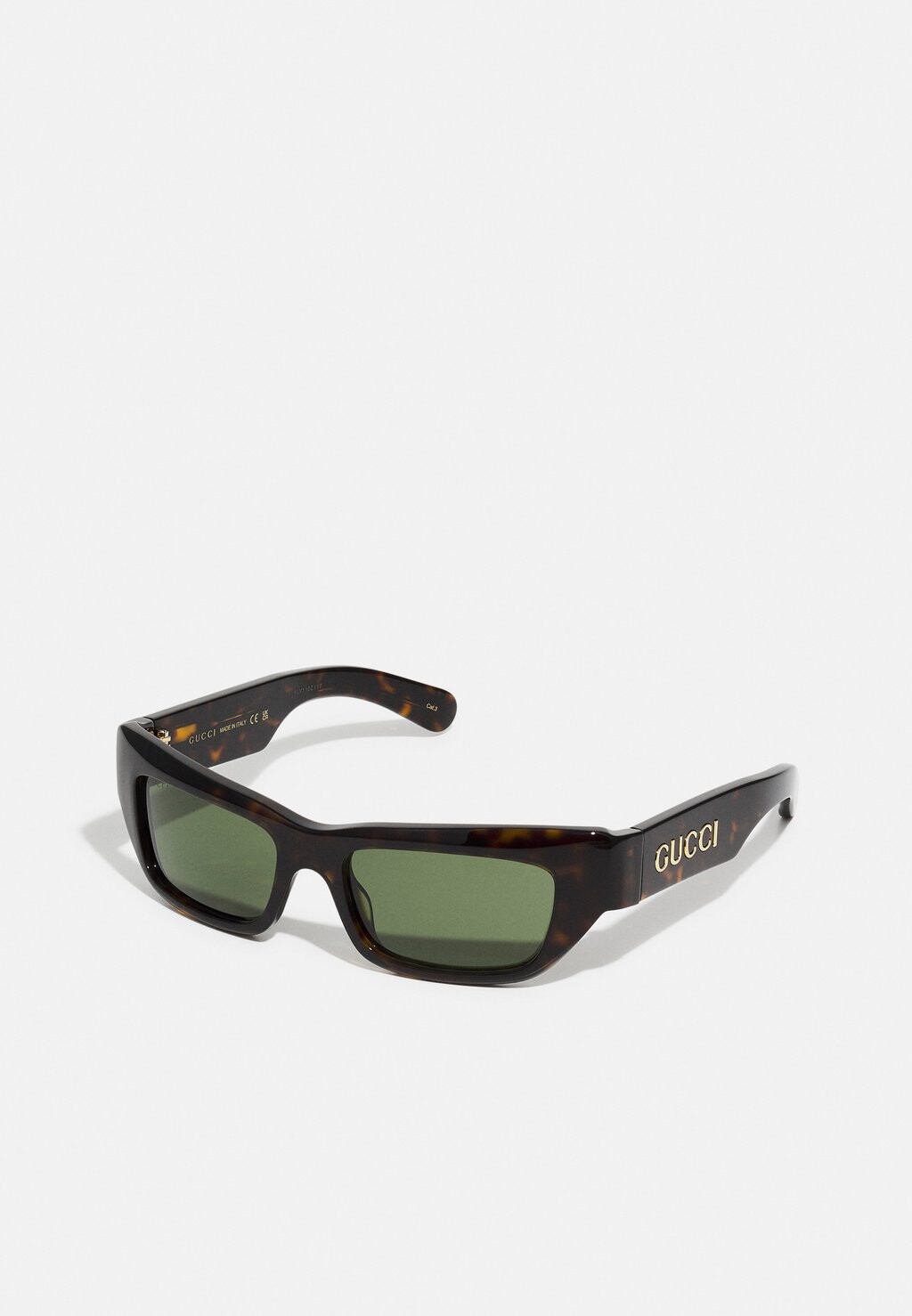 

Солнцезащитные очки Unisex Gucci, цвет havana/green