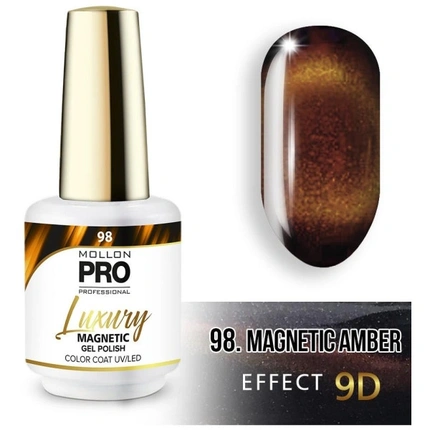 

Лак для ногтей Mol Luxury 98 Magnetic 9d - 8 мл Mollon Pro
