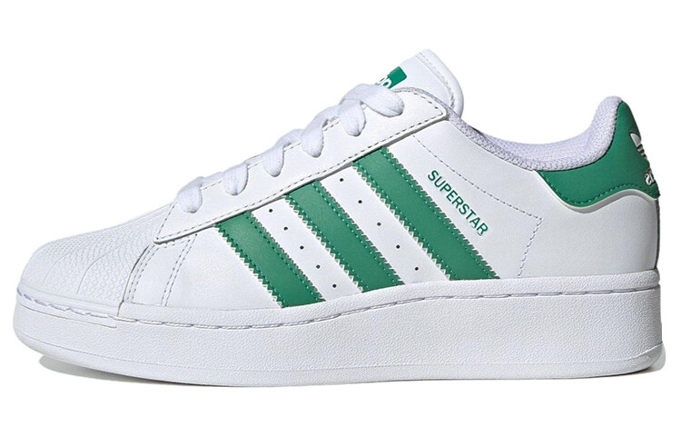 

Мужские кроссовки для скейтбординга adidas originals Superstar, White Green