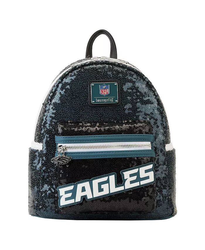 

Мужской и женский мини-рюкзак Philadelphia Eagles с пайетками Loungefly