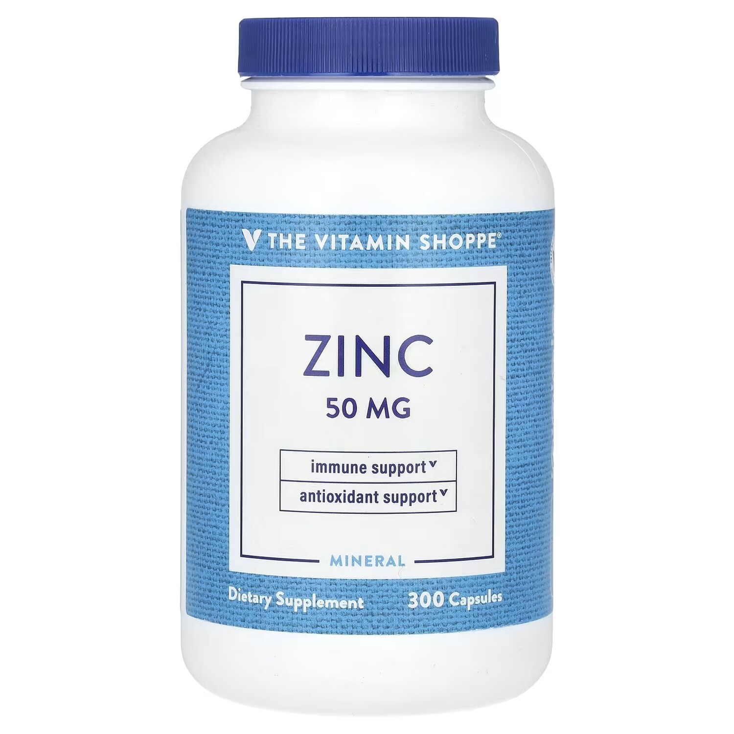 

Цинк The Vitamin Shoppe 50 мг, 300 капсул