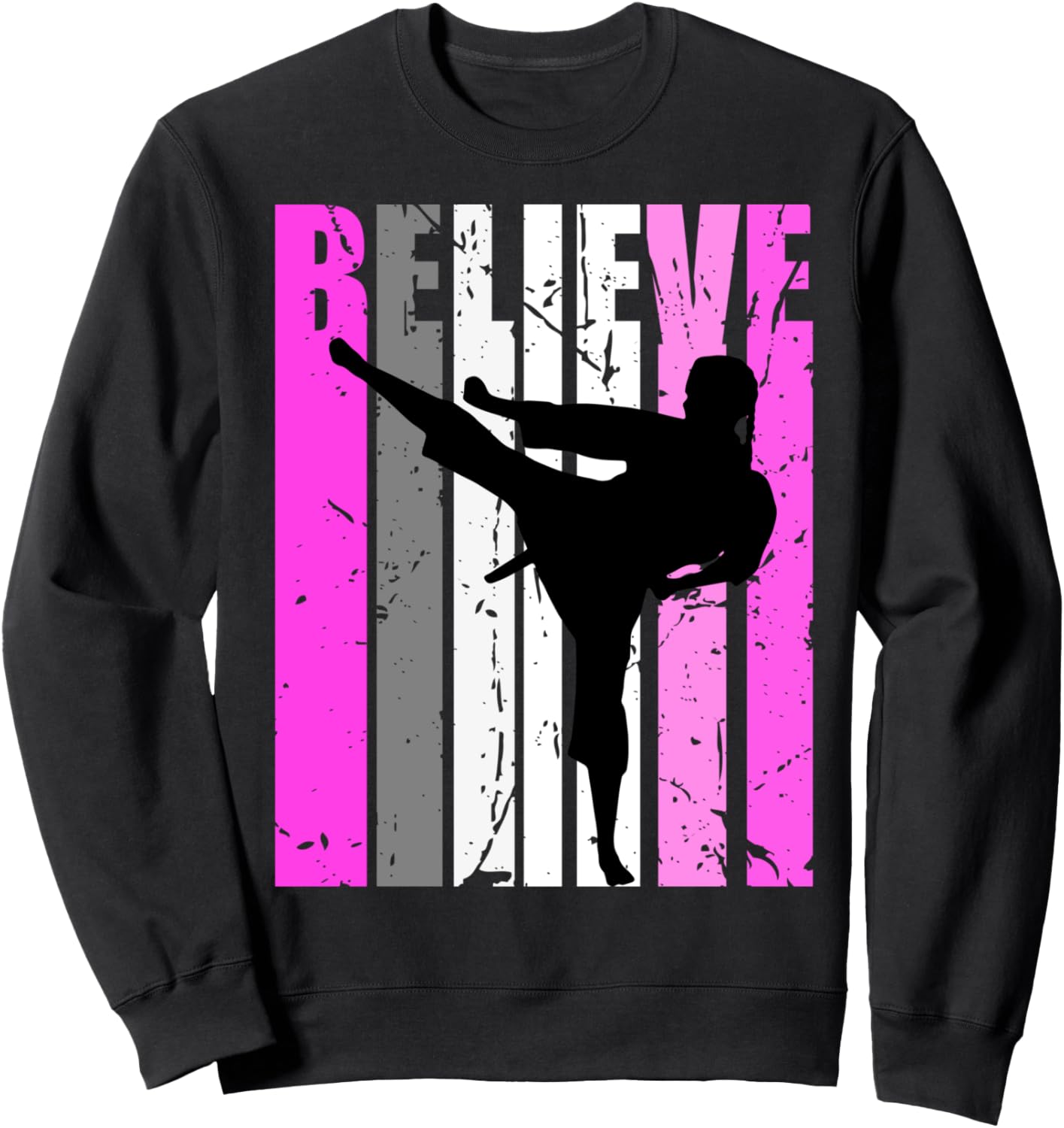 

Толстовка Teen Believe Jiu Jitsu Team розового цвета с милым дизайном и символикой боевых искусств, черная Lush Jiu Jitsu