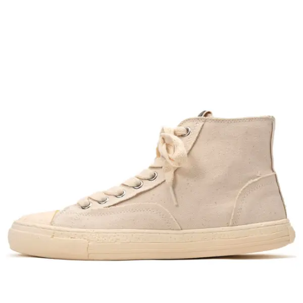 

Кроссовки past sole canvas high-top sneaker Maison Mihara Yasuhiro, белый