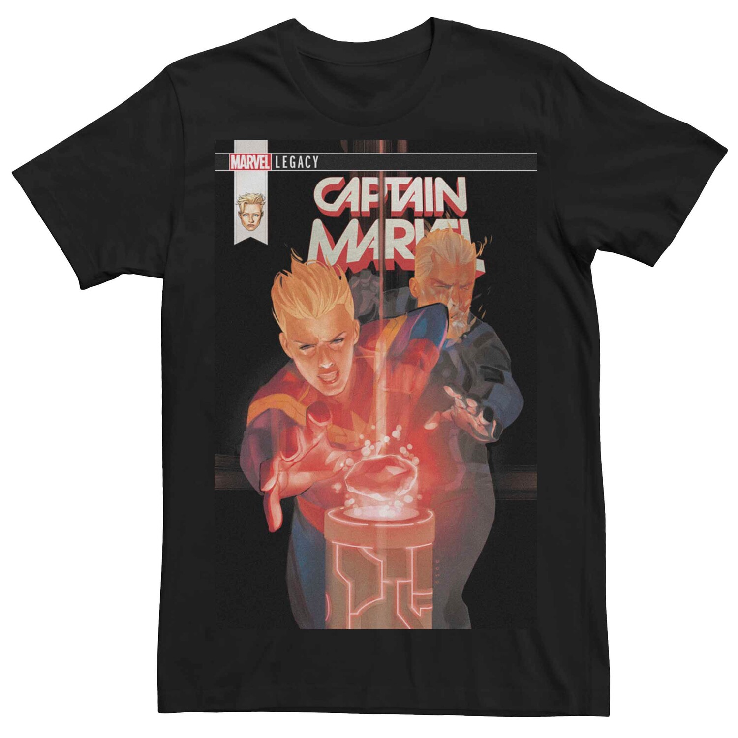 

Мужская футболка с обложкой комиксов Marvel Captain Marvel Licensed Character